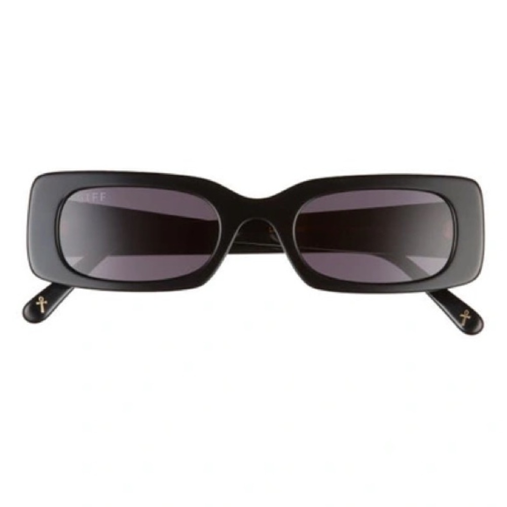 DIFF Eyewear Lotus Locs Black Sunglasses NEW Lauren London RARE